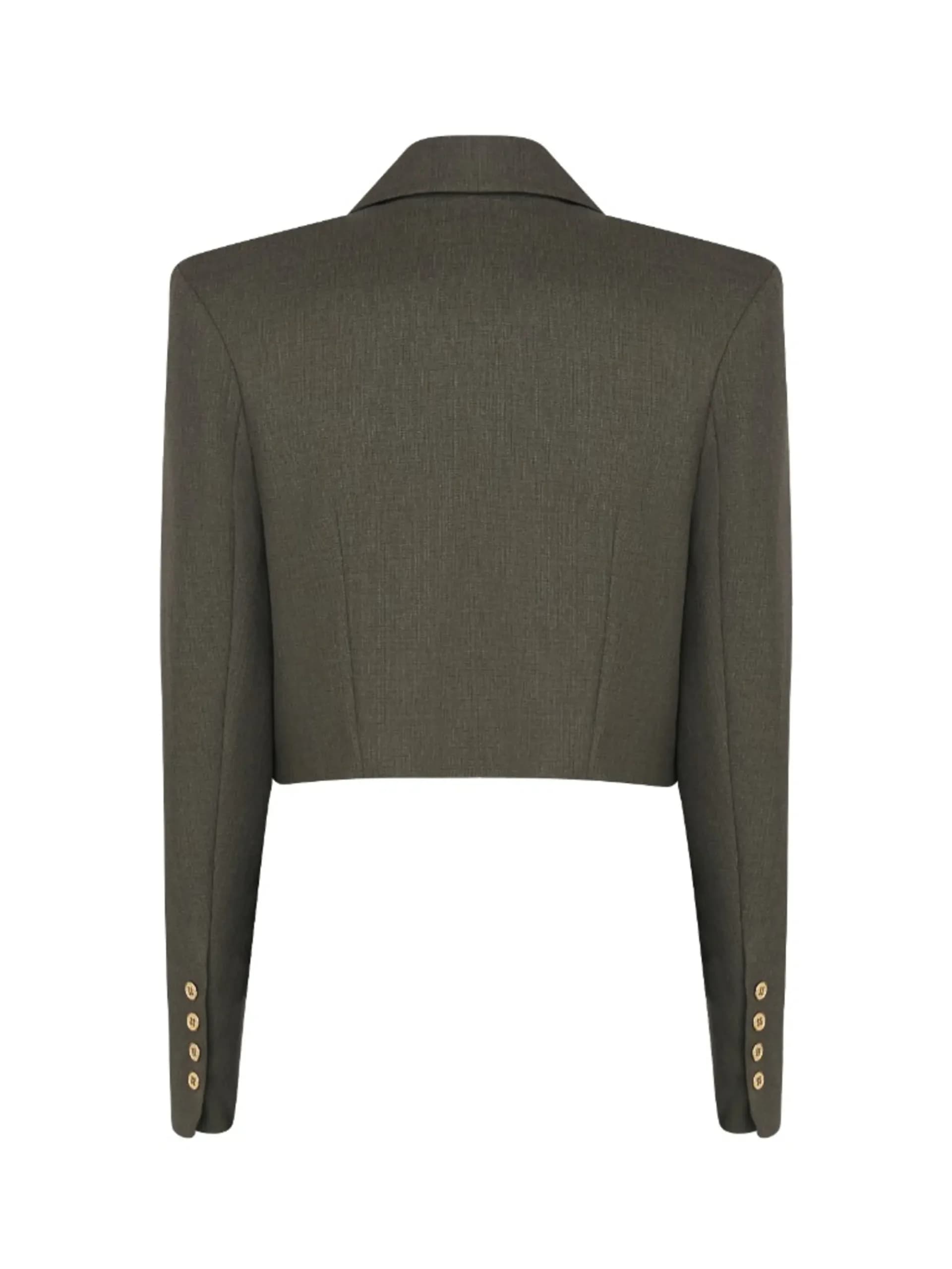 Укороченный пиджак Moco — вид сзади, Living Motion Collection